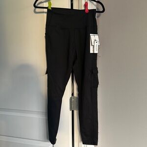 Laundry By Shelli Segal Black Cargo Leggings